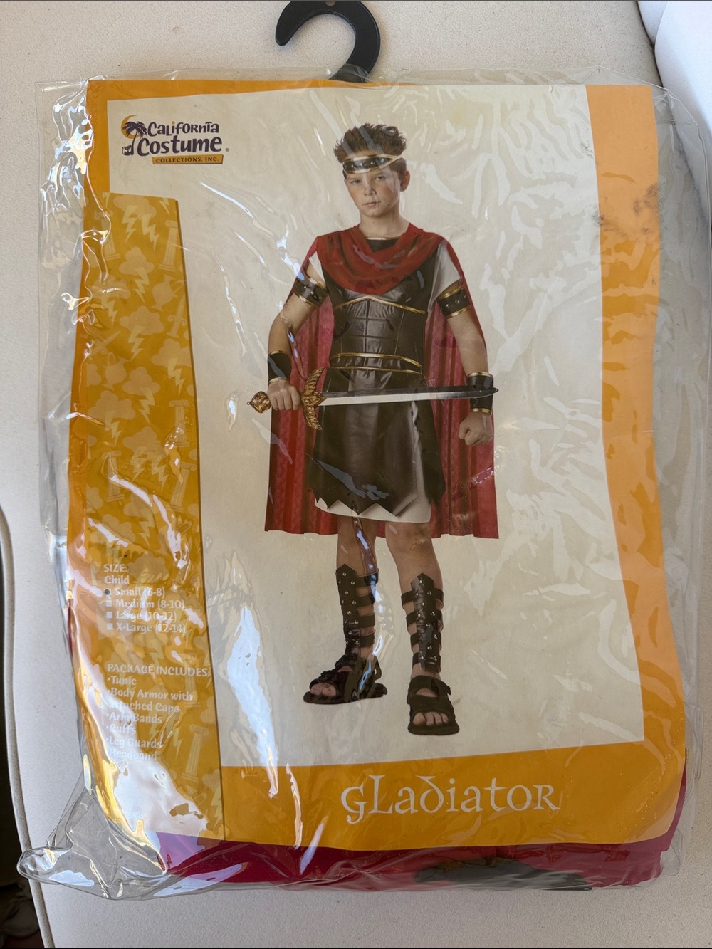 California Costumes Red Gladiator Outfit for Kids
